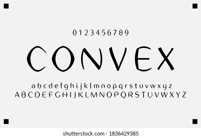 Abstract alphabet letters font and number. Classic Lettering Monochrome Design. Typography fonts regular uppercase and lowercase. Vector illustration eps10