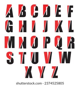 Abstract Alphabet Letters Logo set