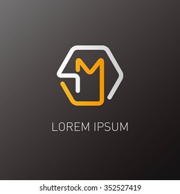 abstract alphabet logo
