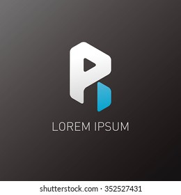 abstract alphabet logo