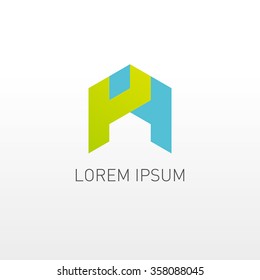 abstract alphabet logo