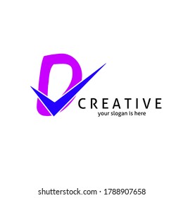 logotipo del alfabeto abstracto. Diseño de logotipo sencillo.