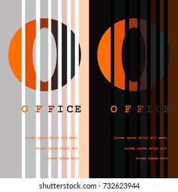 Abstract alphabet O logo, Decorative letter O logo, Colorful design of capital letter logo, Vector illustration