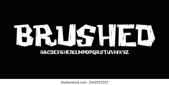 Abstract Alphabet Painting Paint Brush Beauty Script Logotype Font lettering handwritten