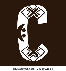 Abstract alphabet shape symbol icon element illustration typography business vector logo design sign
