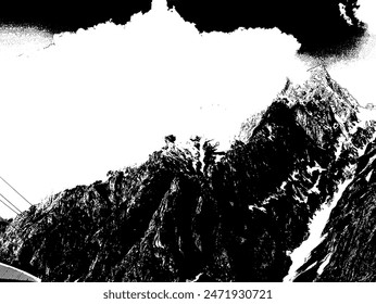 Abstract alpine mountain glacier natural decorative grunge background and texture. 