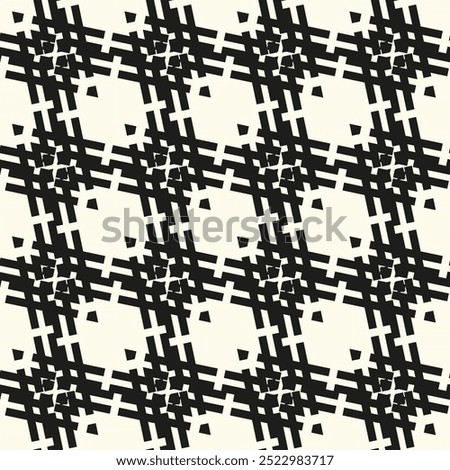 Abstract altered striped textured geometric seamless pattern.