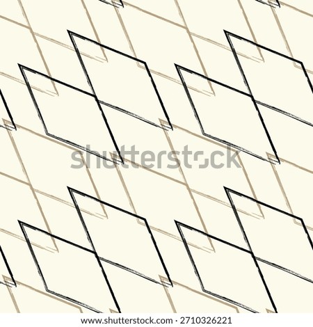 Abstract altered striped textured geometric seamless pattern.