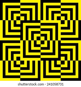 Abstract Alternating Square Pattern. Vector