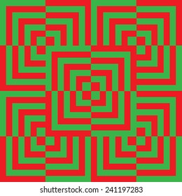 Abstract Alternating Square Pattern. Vector