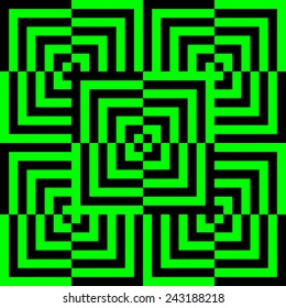 Abstract Alternating Square Pattern. Vector