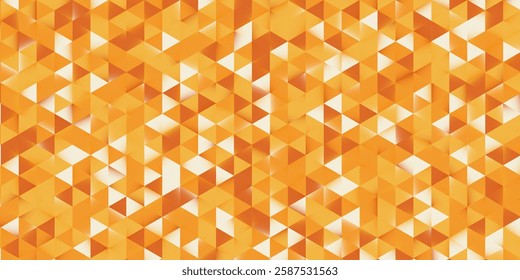 Abstract Amber Prism Pattern Design