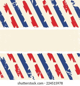Abstract american background striped ripped paper