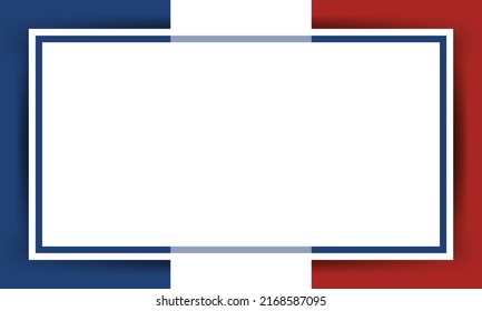 Abstract American color Patriotic symbols frame with copy space for text background.

