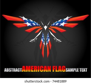 abstract american flag 2