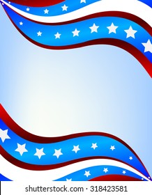 Abstract American flag background flag
