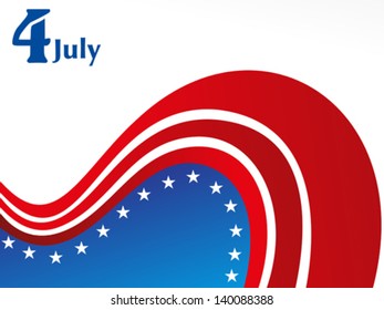 abstract american holiday background vector illustration
