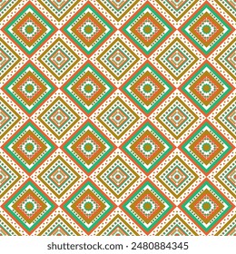 Tela Abstractas de Vector americano Marruecos, patrón étnico geométrico, color de flores sin fisuras oriental. Fondo de Fondo de pantalla, Diseño para tela, cortina, alfombra, geometría sin fisuras ilustración de arte de patrón