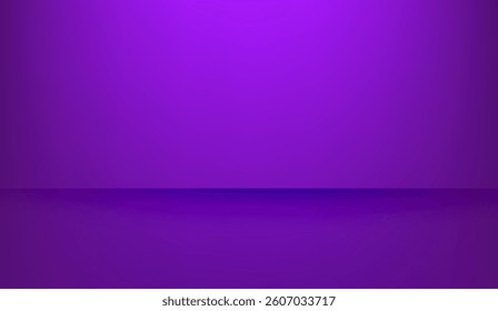 Abstract Amethyst Room: A Deep Purple Gradient Background for Creative Display and Digital Composition in Graphic Design and Artistic Visual Projects