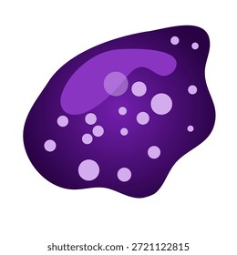 Forma de amatista Abstractas con orbes brillantes, misteriosos y mágicos, perfecto para juegos de fantasía, diseño espiritual o marca mística, originalmente Arte vectorial