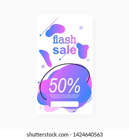 abstract amoeba flash sale liquid background  moblie phone with fluid colorfull gradient