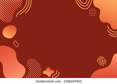 Abstract Amoeba Fluid Geometric Background Vector