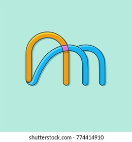 Abstract amount logotype for your business