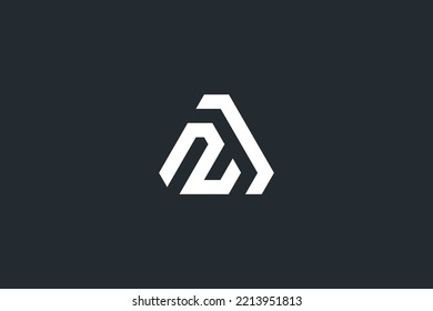 Abstract AN, NA, A, N Letters Logo Monogram icon.