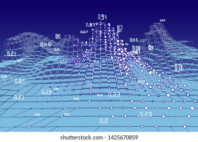 
Abstract analysis infographics background. Big data.  Diagram analysis algorithms. Vector Illustration.