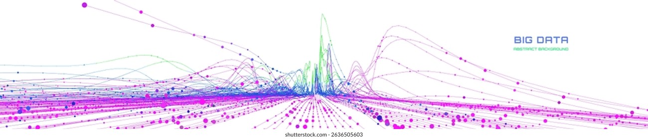 Abstract analytical background with analyze data chart on white. Analytics algorithms. Big data. Quantum cryptography concept.  Banner for business, science and technology.