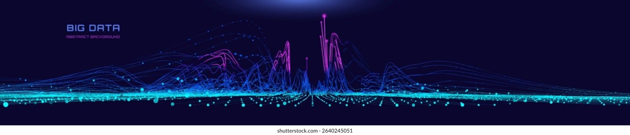 Abstract analytical background with analyze data chart. Analytics algorithms. Big data. Quantum cryptography concept. Data chart. Data chart. Banner for business, science and technology.