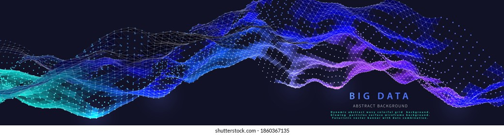 Abstract analytical background with wireframe algorithm analyze data. Quantum cryptography concept. Analytics algorithms data. Banner for business, science and technology.Big data.