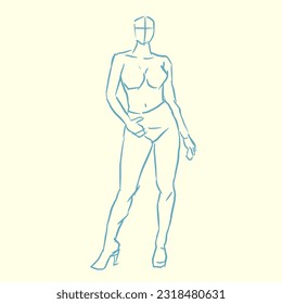 Abstract of anatomy vector for card, illustration, background