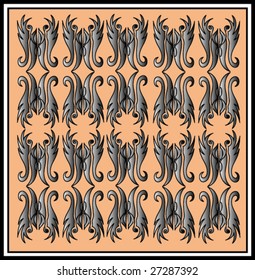 Abstract Angel pattern (Vintage Style)