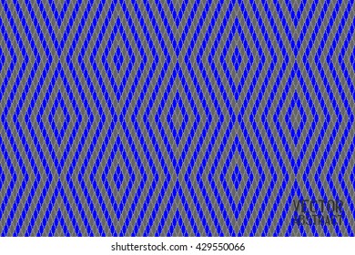 Abstract Angular Background. Bluish Rhombic Structure Texture. Vector illustration