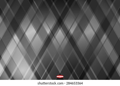 abstract angular black white pattern with rhombus. vector illustration