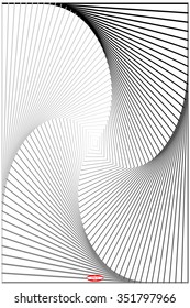 abstract angular black white pattern with grey stairs. vector illustration
