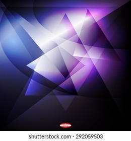 abstract angular dark colorful pattern with purple texture with triangle with abstract white line on mauve background. vector illustration