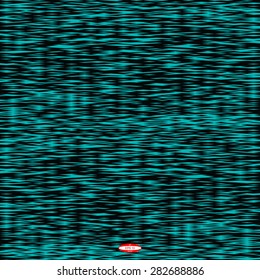 abstract angular dark cyan pattern with turquoise texture with rhombus with abstract blue line on dark cyan background. vector illustration