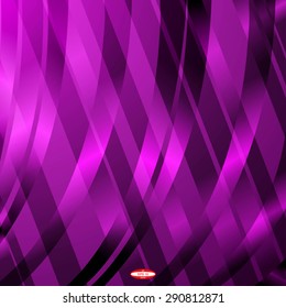 abstract angular dark purple pattern with violet texture with abstract lilac curve with rhombus with abstract magenta line on mauve background. vector illustration