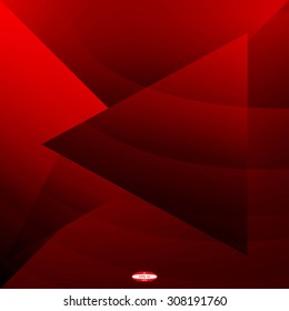 abstract angular dark red pattern with raspberry texture with garnet triangle with abstract purple ellipse on magenta background. vector illustration