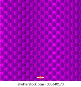 abstract angular metallic dark purple with pattern pink texture with violet quadrangle with abstract lilac line on magenta background. vector illustration
