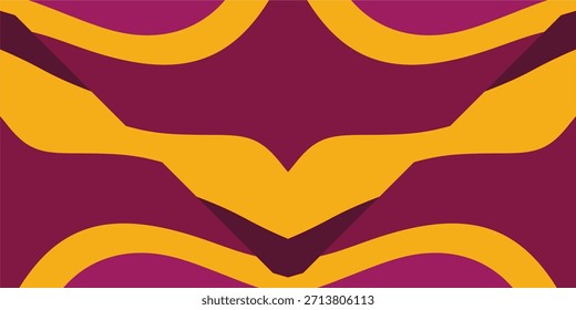 Abstrato, angular, simétrico, em camadas, fluindo.