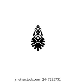 abstract animal art vector silhouette illustration icon insect symbol flat emblem cartoon sketch logo design