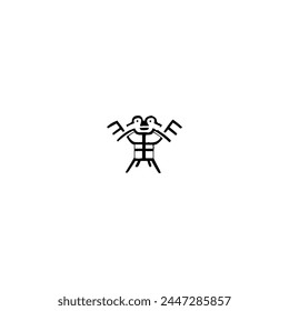 abstract animal art vector silhouette illustration icon insect symbol flat emblem cartoon sketch logo design