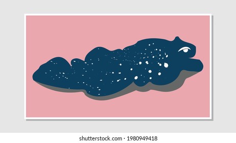 Abstract animal design, bear, sketch, sheep, Animal's art.