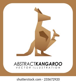 abstract animal design , vector illustration
