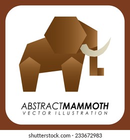 abstract animal design , vector illustration