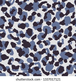 Abstract animal fur wallpaper. Leopard skin seamless pattern texture. Concept trendy fabric design