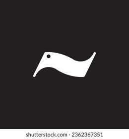 abstract animal icon design simple illustration.